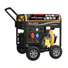 Hiearns 5kw Open Type Electric Start 30AH Battery 20L Bullez Tank Diesel Générateur